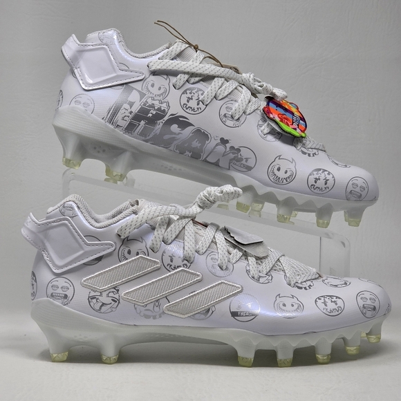 Adidas Freak 22 Big Mood Football Cleats White Silver GX7983 Men's Size 7 New - Picture 2 of 11